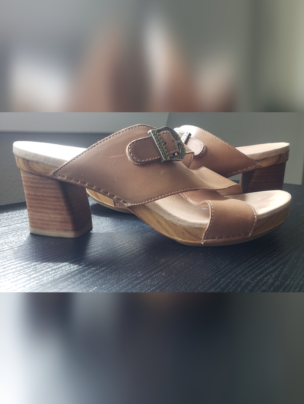 Dansko Beige Heels Size 41 - Picture 6 of 10